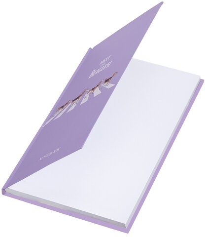 Блокнот А5 (134х206 мм), 80 л., твёрдый, клетка, выборочный лак, STAFF, "Beagles", 114424