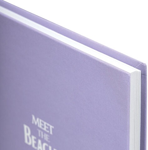 Блокнот А5 (134х206 мм), 80 л., твёрдый, клетка, выборочный лак, STAFF, "Beagles", 114424