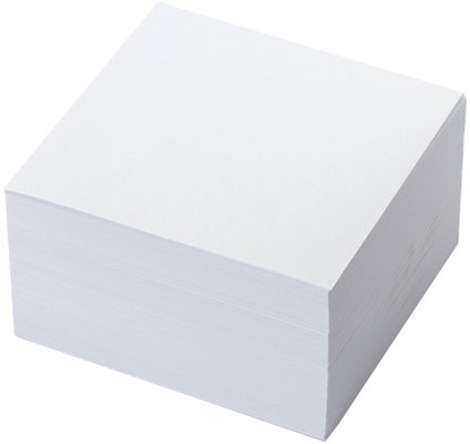Блок для записей BRAUBERG, непроклеенный, куб 9х9х5 см, белый, белизна 95-98%, 122338