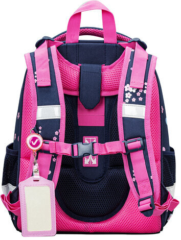 Ранец BRAUBERG PREMIUM, 2 отделения, с брелком, "Beautiful ride", 38х29х16 см, 270594