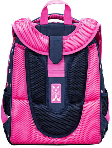 Ранец BRAUBERG PREMIUM, 2 отделения, с брелком, "Beautiful ride", 38х29х16 см, 270594