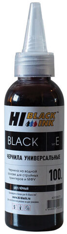 Чернила HI-BLACK для EPSON (Тип E) универсальные, черные 0,1 л, водные, 150701038001