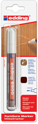Маркер лаковый для мебели EDDING 8900, 1,5-2 мм, МАХАГОН, нитро-основа, E-8900/612
