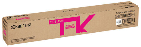 Тонер-картридж KYOCERA (TK-8115M) M8124cidn/M8130cidn, пурпурный, ресурс 6000 стр., оригинальный, 1T02P3BNL0