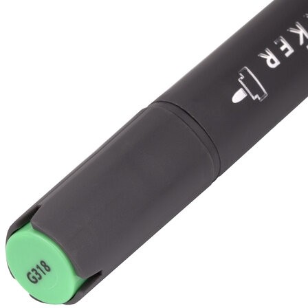 Маркер для скетчинга двусторонний 1 мм - 6 мм BRAUBERG ART CLASSIC, ЗЕЛЕНЫЙ ОКЕАНСКИЙ (G318), 151770