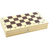 Игра настольная "Шахматы", 32 деревянные фигуры, деревянная доска 30х30, 10 КОРОЛЕВСТВО, 2845