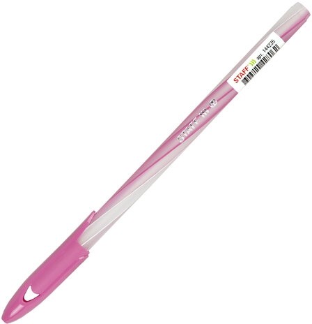 Ручка шариковая STAFF "CANDY PASTEL", синяя, игольчатый узел 0,6 мм, линия 0,3 мм, 144235