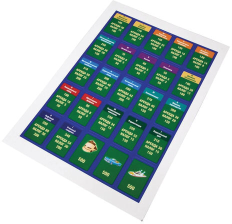 Игра настольная "Миллионер Elite", игровое поле, банкноты, жетоны, акции, полисы, ORIGAMI, 00111