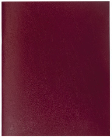 Тетрадь бумвинил, А4, 96 л., скоба, офсет №2 ЭКОНОМ, клетка, STAFF, БОРДОВЫЙ, 403419