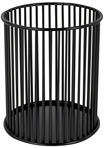 Органайзер стаканчик для косметики и мелочей MONTE VITA, металлический, 100х80 мм, черный, 272485