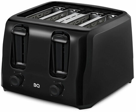 Тостер BQ (БИ-КЬЮ) T4001, 1400 Вт, 4 тоста, 6 режимов, пластик, черный, 86197957