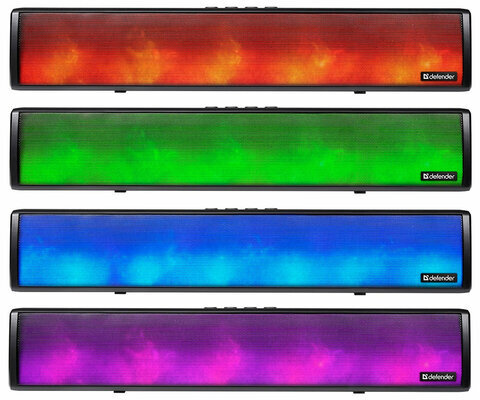 Колонка портативная-саундбар DEFENDER Z8, 10Вт, 1200 мАч, Bluetooth, FM, питание от USB, 65118