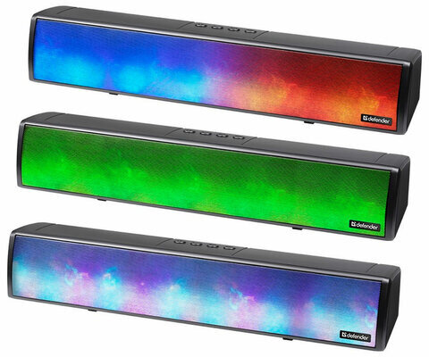 Колонка портативная-саундбар DEFENDER Z8, 10Вт, 1200 мАч, Bluetooth, FM, питание от USB, 65118