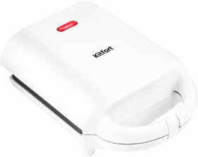 Электровафельница для бельгийских вафель KITFORT КТ-1641, 460 Вт, белая