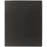 Папка на 4 кольцах BRAUBERG, картон/ПВХ, 35 мм, черная, до 250 листов (удвоенный срок службы), 221483