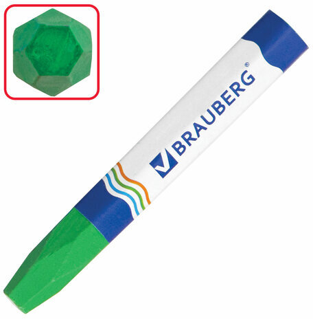 Восковые мелки утолщенные BRAUBERG, НАБОР 12 цветов, на масляной основе, яркие цвета, 222970