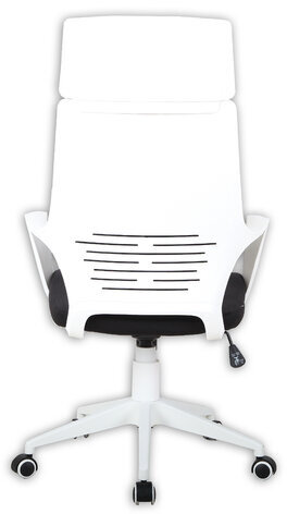 Кресло офисное BRABIX PREMIUM "Prime EX-515", пластик белый, ткань, черное, 531812