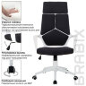 Кресло офисное BRABIX PREMIUM "Prime EX-515", пластик белый, ткань, черное, 531812