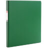 Папка с металлическим пружинным скоросшивателем BRAUBERG, картон/ПВХ, 35 мм, зеленая, до 290 листов, 228339