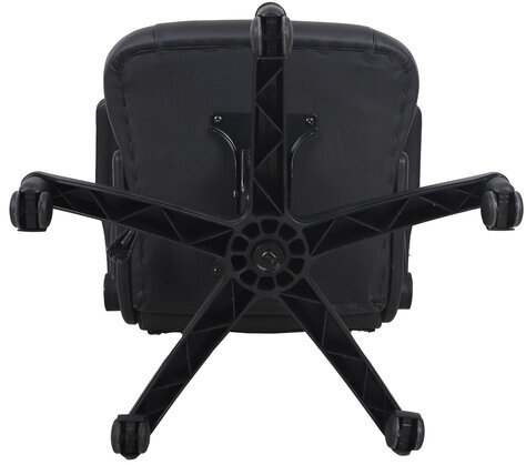 Кресло компьютерное BRABIX "Skill GM-005", откидные подлокотники, экокожа, черное/желтое, 532494