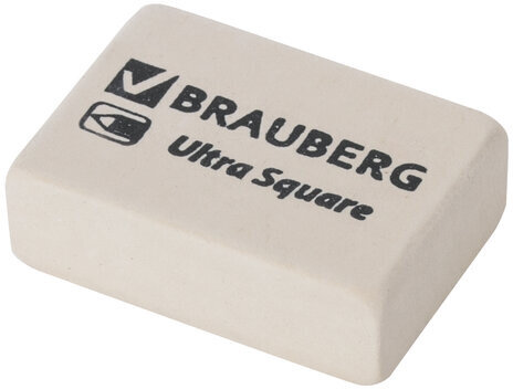 Ластики BRAUBERG "Ultra Mix" 9 шт., размер ластика 41х14х8 мм/29х18х8 мм, натуральный каучук, 229604