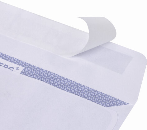 Конверты С6 (114х162 мм), отрывная лента, внутренняя запечатка, 80 г/м2, КОМПЛЕКТ 100 шт., BRAUBERG, 112190, С6НКРс(BRAUBERG