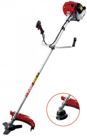 Триммер бензиновый ЗУБР КРБ-1300, 1300 Вт, 9000 об./мин, объем двигателя 43 см3, КРБ-1300