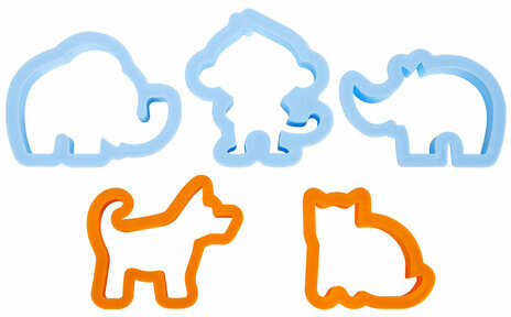 Пластилин-тесто для лепки BRAUBERG KIDS, 6 цветов, 300, 10 формочек, шприц, стек, крышки-штампики, 106719