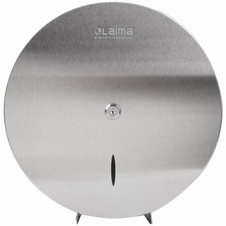 Диспенсер для туалетной бумаги LAIMA PROFESSIONAL INOX, (Система T1) БОЛЬШОЙ, нержавеющая сталь, матовый, 605700
