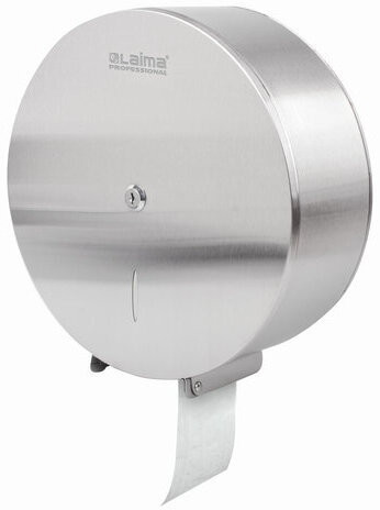 Диспенсер для туалетной бумаги LAIMA PROFESSIONAL INOX, (Система T1) БОЛЬШОЙ, нержавеющая сталь, матовый, 605700