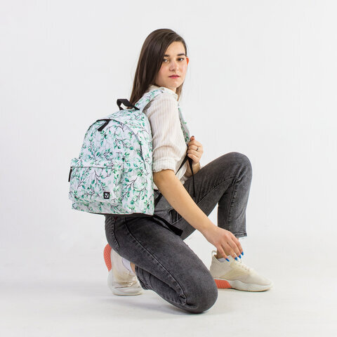 Рюкзак BRAUBERG универсальный, сити-формат, "Spring", 20 литров, 41х32х14 см, 270793