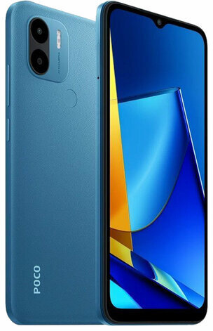 Смартфон XIAOMI POCO C51, 2 SIM, 6,52", 4G (LTE), 8+0,3 Мп, 2/64 ГБ, синий, MZB0F0BRU