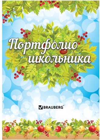 Листы-вкладыши для портфолио школьника, 14 разделов, 16 листов, "Окружающий мир", BRAUBERG, 126896