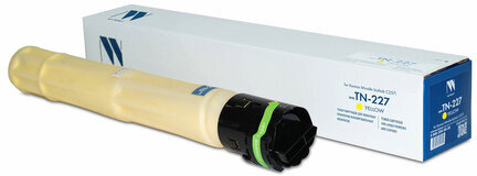 Тонер-картридж NV PRINT (NV-TN-227Y) для Konica Minolta bizhub C257i, желтый, ресурс 24000 страниц