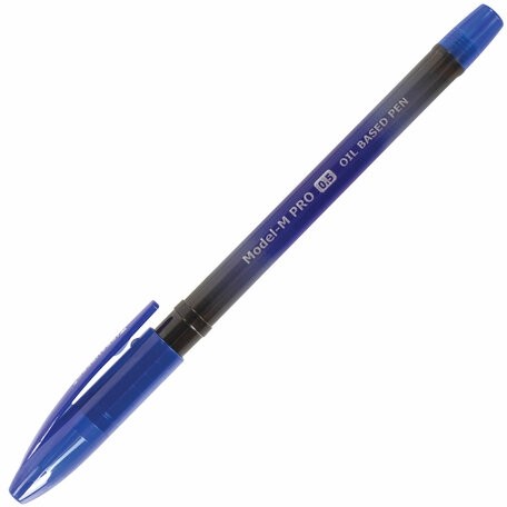 Ручка шариковая масляная BRAUBERG "Model-M PRO", СИНЯЯ, узел 0,5 мм, линия письма 0,25 мм, 143252