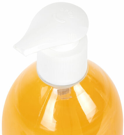 Мыло-крем жидкое 1 л ЗОЛОТОЙ ИДЕАЛ "Бархатистый апельсин-манго", дозатор, 608287