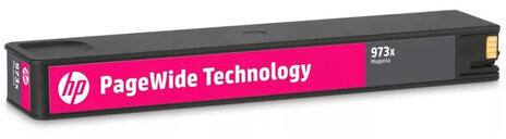 Картридж струйный HP (F6T82AE) PW Pro 477dw/452dw, №973X, пурпурный увеличенный ресурс 7000 страниц, оригинальный