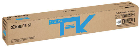 Тонер-картридж KYOCERA (TK-8115C) M8124cidn/M8130cidn, голубой, ресурс 6000 стр., оригинальный, 1T02P3CNL0