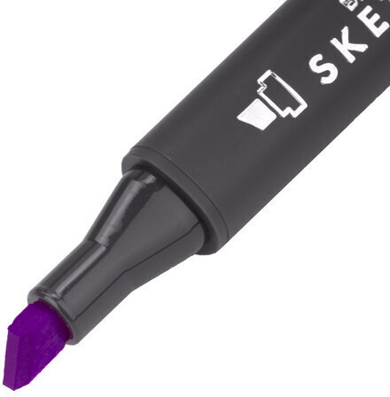 Маркер для скетчинга двусторонний 1 мм - 6 мм BRAUBERG ART CLASSIC, ПАСТЕЛЬНЫЙ ФИОЛЕТОВЫЙ (R703), 151871