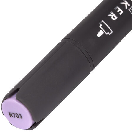 Маркер для скетчинга двусторонний 1 мм - 6 мм BRAUBERG ART CLASSIC, ПАСТЕЛЬНЫЙ ФИОЛЕТОВЫЙ (R703), 151871