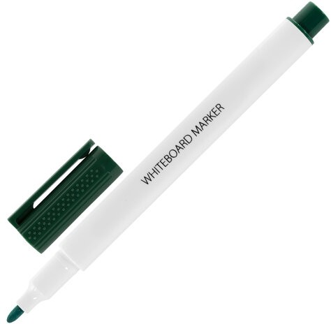 Маркеры стираемые для белой доски НАБОР 4 ЦВЕТА, BRAUBERG "LINE", 3 мм, с клипом, 152119