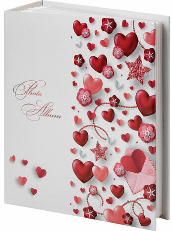 Фотоальбом BRAUBERG "Любовные истории" на 304 фото 10х15см, твердая обложка, термосклейка, 391159