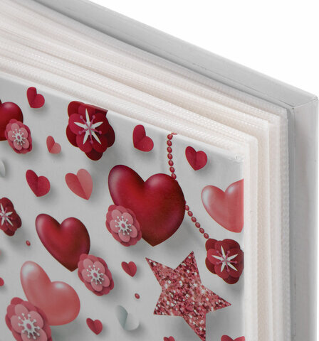 Фотоальбом BRAUBERG "Любовные истории" на 304 фото 10х15см, твердая обложка, термосклейка, 391159