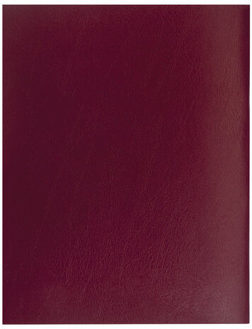 Тетрадь бумвинил, А4, 96 л., скоба, офсет №1, клетка, STAFF, БОРДОВЫЙ, 403420