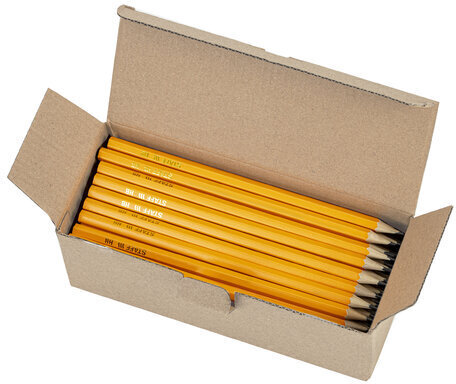 Карандаши чернографитные простые HB, ВЫГОДНАЯ УПАКОВКА КОМПЛЕКТ 72 штуки, STAFF, 181880