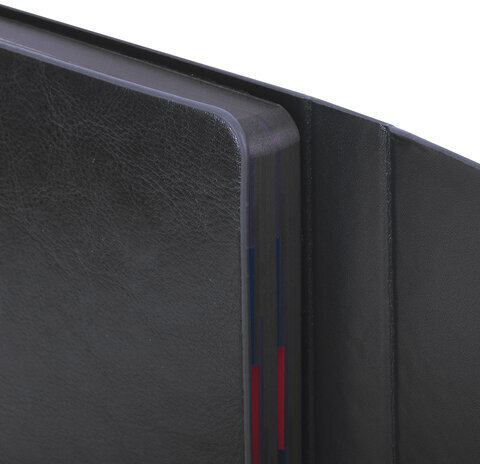 Ежедневник датированный 2024 А5 148х218 мм GALANT "Magnetic", под кожу, клапан, черный, 114756