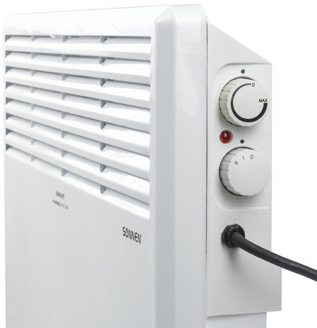 Обогреватель-конвектор SONNEN X-1500, 1500 Вт, напольная/настенная установка, белый, 453495
