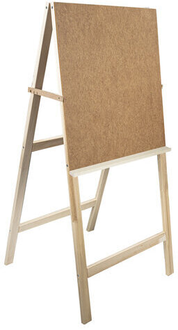 Мольберт напольный "Хлопушка", планшет 60x58 см, в собранном виде 58x120x5 см, BRAUBERG ART DEBUT, 192336