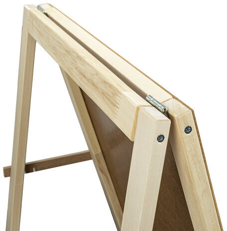 Мольберт напольный "Хлопушка", планшет 60x58 см, в собранном виде 58x120x5 см, BRAUBERG ART DEBUT, 192336