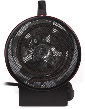 Тепловая пушка электрическая РЕСАНТА ТЭП-3000К, 3000 Вт, 220 В, круглая, красная